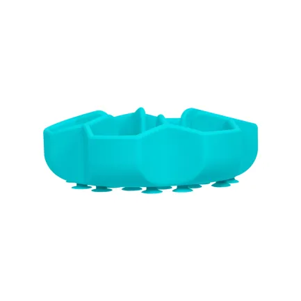 Миска для повільного харчування WAUDOG Silicone, 450 мл, блакитний — Фото 3
