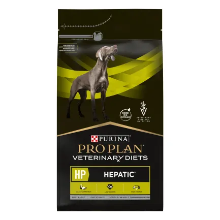 Сухий дієтичний корм PRO PLAN VETERINARY DIETS HP Hepatic для цуценят та дорослих собак для підтримання функції печінки при хронічній печінковій недостатності 3 кг — Фото 1