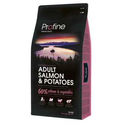 Сухий корм Profine Adult для дорослих собак всіх порід, з лососем та картоплею, 15 кг