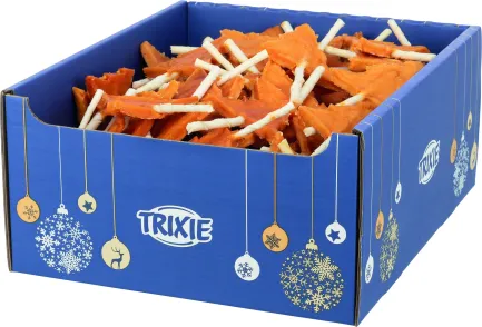 Ласощі для собак Trixie Різдвяні "Ялинка з куркою" 12 см, 28 г — Фото 1