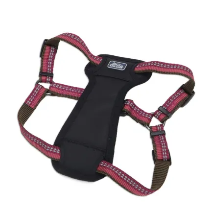 Coastal K9 Explorer Harness КОСТАЛ К9 ЕКСПЛОРЕР світловідбивна шлея з нагрудником для собак 20.4-45.3кг Малиновий