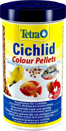 Корм Tetra Cichlid Colour для всіх цихлід, для яскравості забарвлення, 500 мл (гранули) — Фото 2