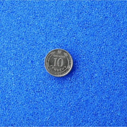 Фільтруюча губка тонкої очистки Hobby Filter sponge blue ​50x50x3см ppi 30 (20460) — Фото 2