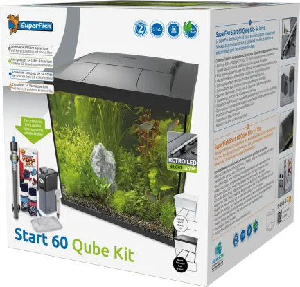 Акваріумний комплект - SF START QUBE 60 KIT BLACK (A4052360) — Фото 2