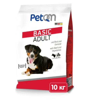 PetQM Dogs Beef &amp; Vegetables 10 kg сухий корм для собак з яловичиною та овочами