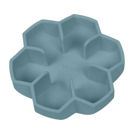 Миска для повільного харчування WAUDOG Silicone, 750 мл, сірий — Фото 4