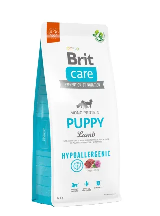 Сухий корм Brit Care Dog Hypoallergenic Puppy для цуценят, гіпоалергенний з ягням, 12 кг