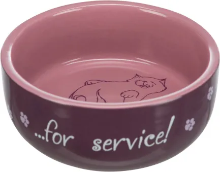 Миска Trixie Thanks for Service для котів, керамічна, 11 см, 300 мл — Фото 2