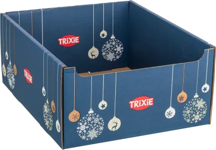 Короб Trixie для ласощів картонний з різдвяним принтом 30,5х15,5х36 см — Фото 2