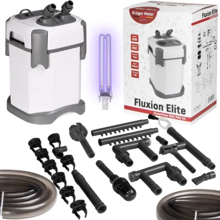 Зовнішній фільтр Kruger Meier Fluxion Elite 1000 UVC PRO для акваріумів 80-180 літрів — Фото 1