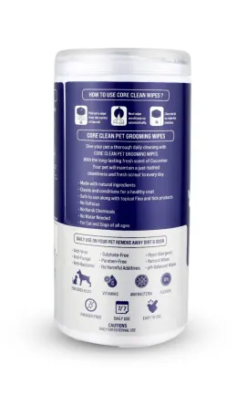 Серветки вологі Pet Clean PET GROOMING WIPES для грумінгу домашніх тварин, щоденне очищення з ароматом квітів японської вишні 50 шт. — Фото 1