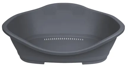 Лежак Trixie Sleeper 2 для собак, пластиковий, 56х68 см (сірий)