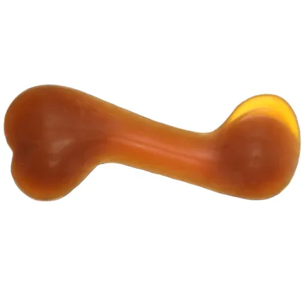 Flamingo Rubba Bone ФЛАМІНГО КІСТКА ЛИТА ВИГНУТА іграшка для собак 14 (Д) x 5.5 (Ш) x 3.8 (В) см