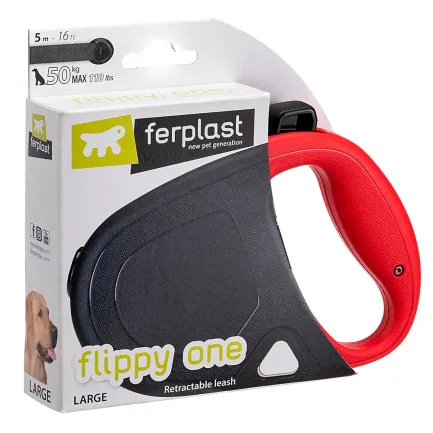 Ferplast Рулетка-Повідець зі стрічкою, червона — Фото 7