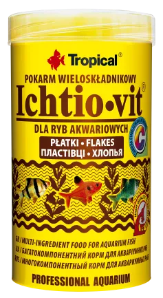 Сухий корм Tropical Ichtio-Vit для всіх акваріумних риб, 50 г (пластівці)
