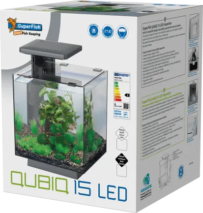 Акваріумний набір SuperFish QubiQ 15 LED Black (A4050809) — Фото 2