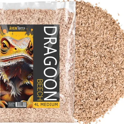 Натуральна деревна підстилка Aventerra DRAGOON Beech Medium 4л для рептилій, павуків і гризунів — Фото 6