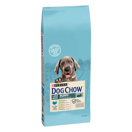 Сухий корм DOG CHOW Large Breed Puppy <2 для цуценят з індичкою 14 кг — Фото 2