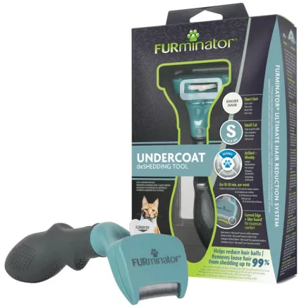 Фурмінатор FURminator для котів з короткою шерстю, розмір S