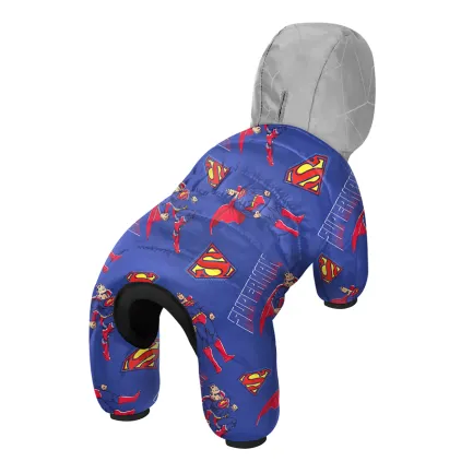Комбінезон для собак WAUDOG Clothes малюнок "Сила Супермена", XS25, В 36-38 см, С 24-26 см
