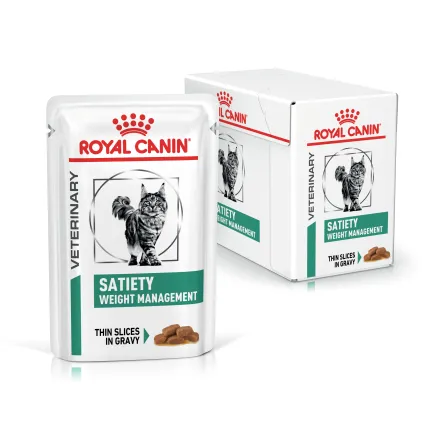 Дієтичний вологий корм Royal Canin SATIETY WEIGHT MANAGEMENT CAT для котів 85 г — Фото 1