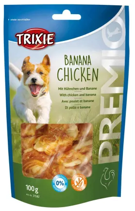 Ласощі Trixie Premio Banana &amp; Chicken для собак, курка та банан, 100 г