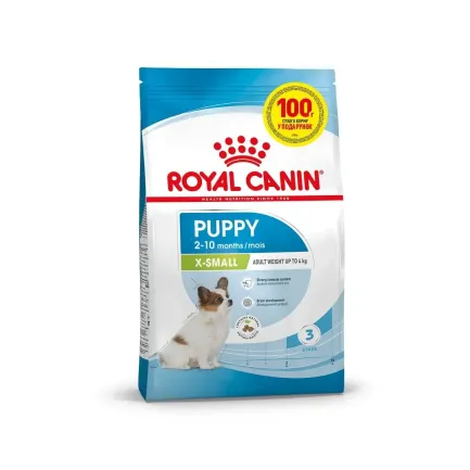Сухий корм Royal Canin XSMALL PUPPY для цуценят мініатюрних порід 400г + 100г