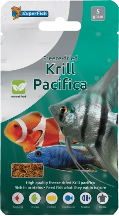 Сублімований корм для риб SF FREEZE DRIED KRILL PACIFICA 5 GRAM (A3040030)