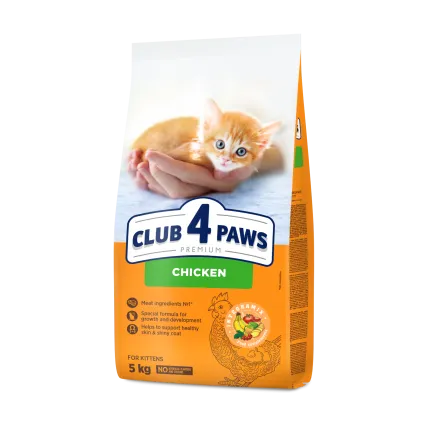 C4Р Premium сухий курка кошенята 5,0 кг