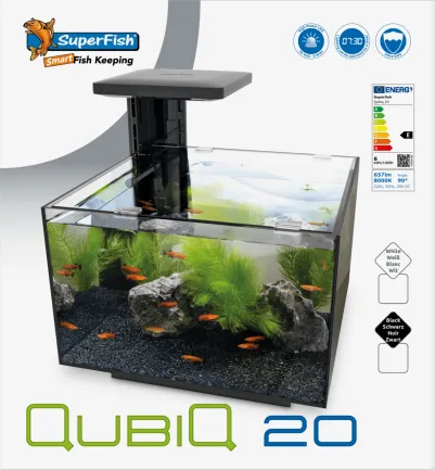 Акваріумний набір SuperFish SF QUBIQ 20 BLACK (A4050889) — Фото 1