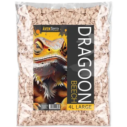 Натуральна деревна підстилка Aventerra DRAGOON Beech Large 4л для рептилій, павуків і гризунів — Фото 8