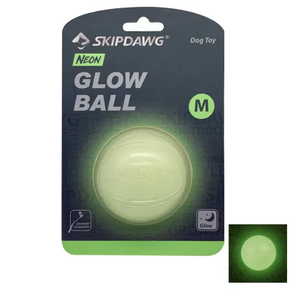 Іграшка для Собак Skipdawg Glow Ball Світлонакопичувальний М'яч 7 см M