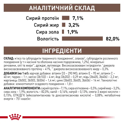Дієтичний вологий корм Royal Canin GASTROINTESTINAL FIBRE RESPONSE CAT для котів 85 г — Фото 6