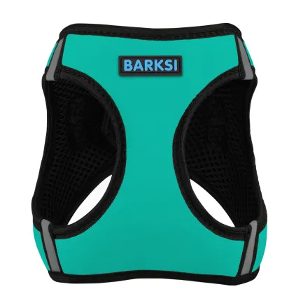 Шлея для собак Barksi Sport Vest неопрен 3D сітка бірюзова 3XS — Фото 2
