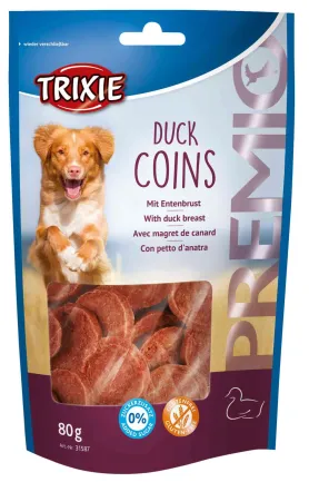 Ласощі Trixie Premio Chicken Duck Coins для собак, качка, 80 г