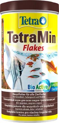 Корм Tetra Min Flakes для акваріумних рибок, 200 г (пластівці)