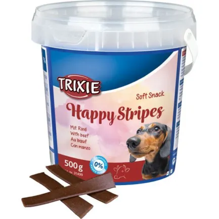 Ласощі Trixie Happy Stripes м'які для собак, з яловичиною, 500 г — Фото 1