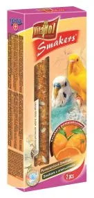 Колба Vitapol Smakers для папуг, апельсин 90 г, (2 шт)