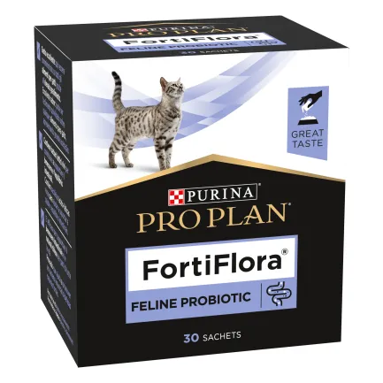 Пробіотик PRO PLAN FortiFlora для дорослих котів та кошенят для підтримання нормальної міклофлори шлунково-кишкового тракту 7х1 г — Фото 1