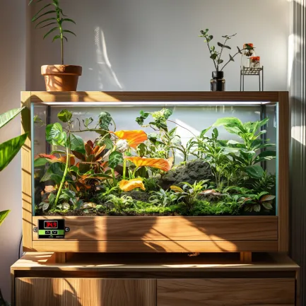 Нагрівальний мат з термостатом Terrario Amantea 2.0 14W 28x28см — Фото 4