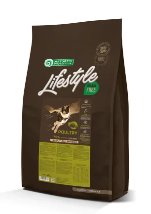 Сухий беззерновий корм з птицею для дорослих собак всіх порід Lifestyle Grain Free Poultry Adult All Breeds 10кг