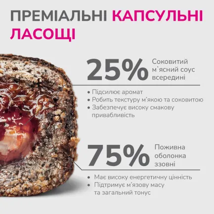 LK Baits Pet Nutrigo Treat Game Функціональні ласощі для собак з олениною та рибним соусом (Ø 12 мм), 150 г — Фото 2