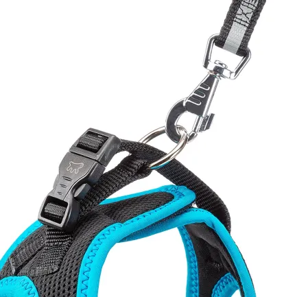 Ferplast KAORI P L HARNESS BLACK/BLUE Шлея,чорно-синя — Фото 3