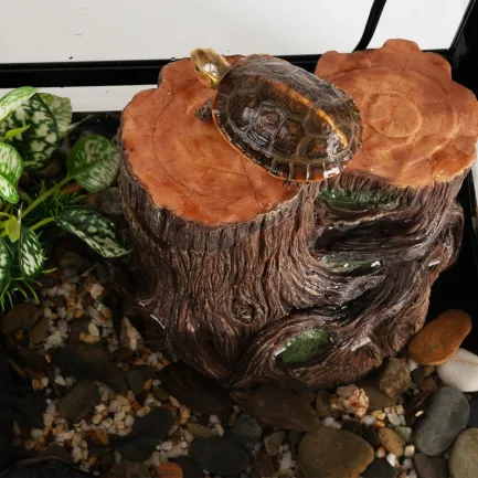 Декоративний фільтр-водоспад Repti-Zoo Turtle Filter Tree (GLB10) у формі кореня для амфібій і тераріумів до 70 літрів — Фото 6