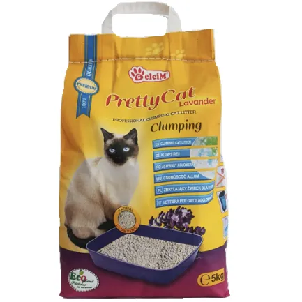 Бентонітовий наповнювач Pretty Cat Lavander, з ароматом лаванди, 5 кг