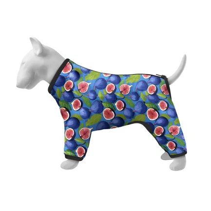 Вітровка для собак WAUDOG Clothes, малюнок "Інжир", S30, В 57-59 см, С 44-46 см