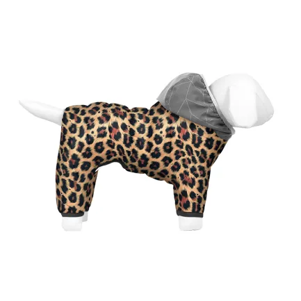 Комбінезон для собак WAUDOG Clothes малюнок &amp;quot;Леопард&amp;quot;, M35, В 59-62 см, С 37-40 см