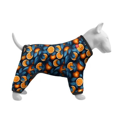 Вітровка для собак WAUDOG Clothes, малюнок "Апельсини", XS30, В 43-45 см, С 27-30 см — Фото 2