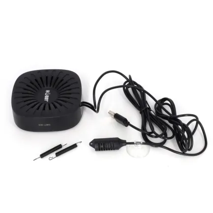 Вентилятор для тераріуму Hobby Terra Fan (37130) з дисплеєм і датчиком температури та вологості — Фото 4
