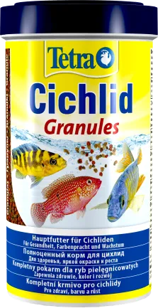 Корм Tetra Cichlid Granules для рибок цихлід, 500 мл (гранули)
